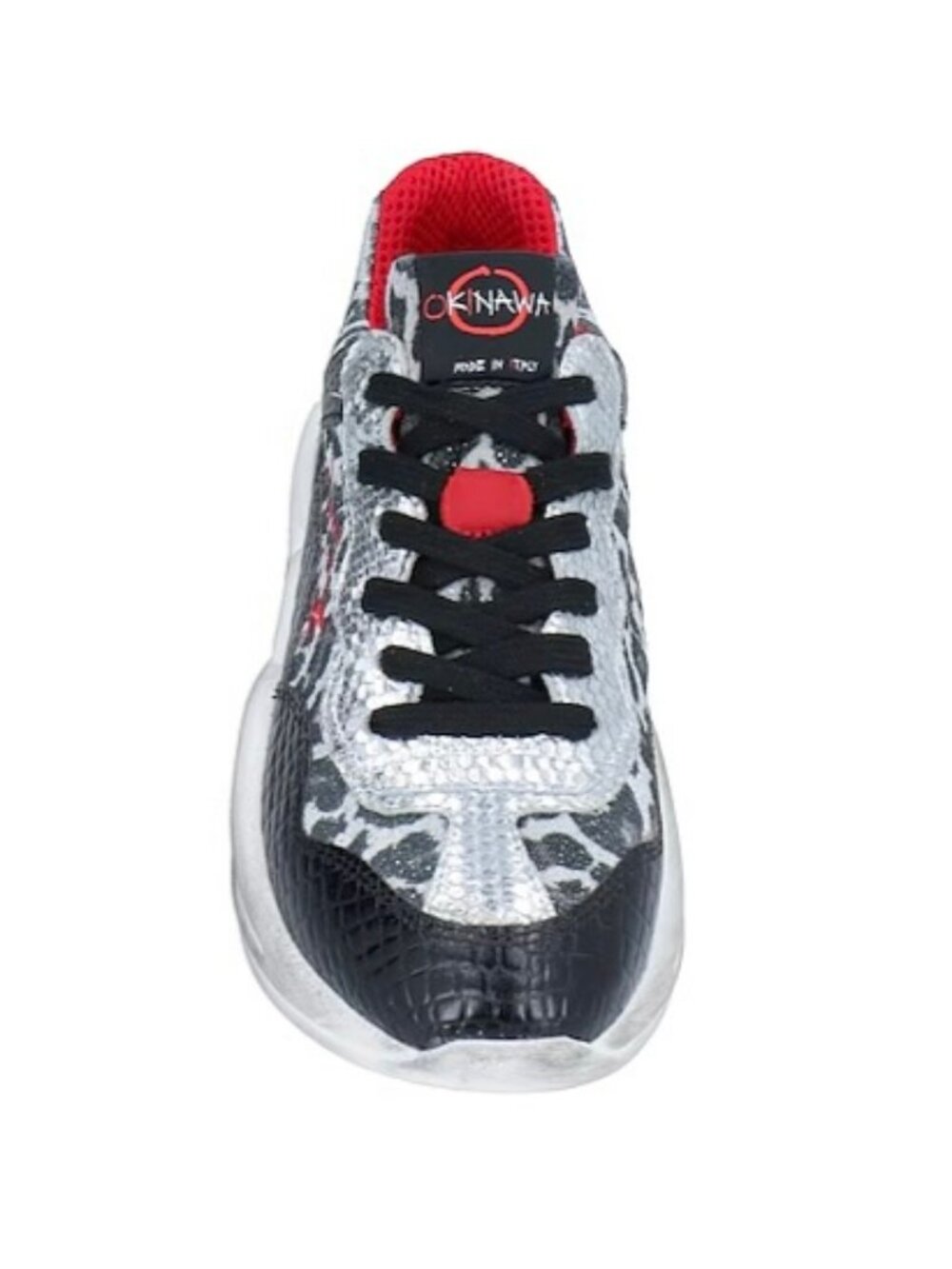 NWT  Ishikawa Chunky Platform Sneakers Animal Print EU 35/US 5 MADE IN ITALY